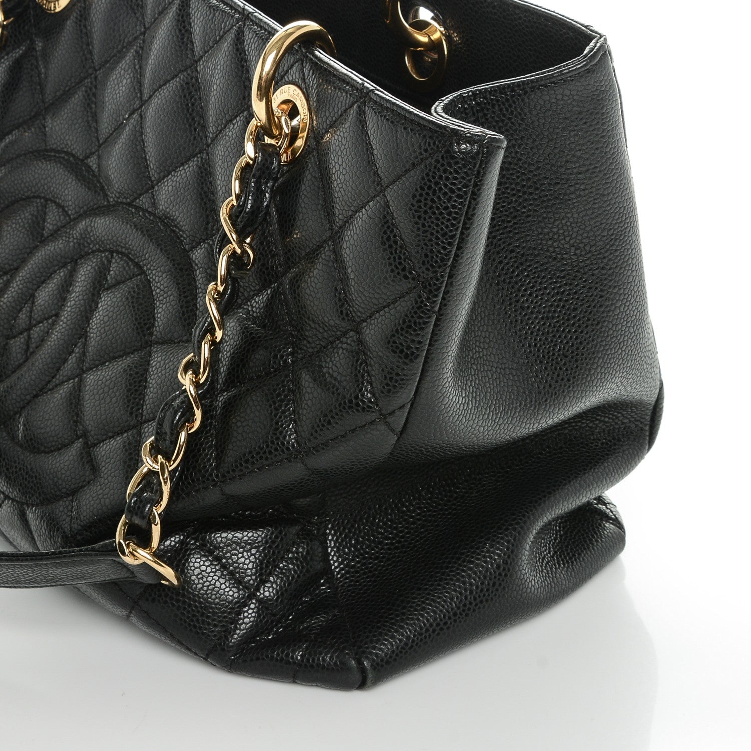 Chanel Caviar Quilted Grand Shopping Tote GST Black 11 of 11