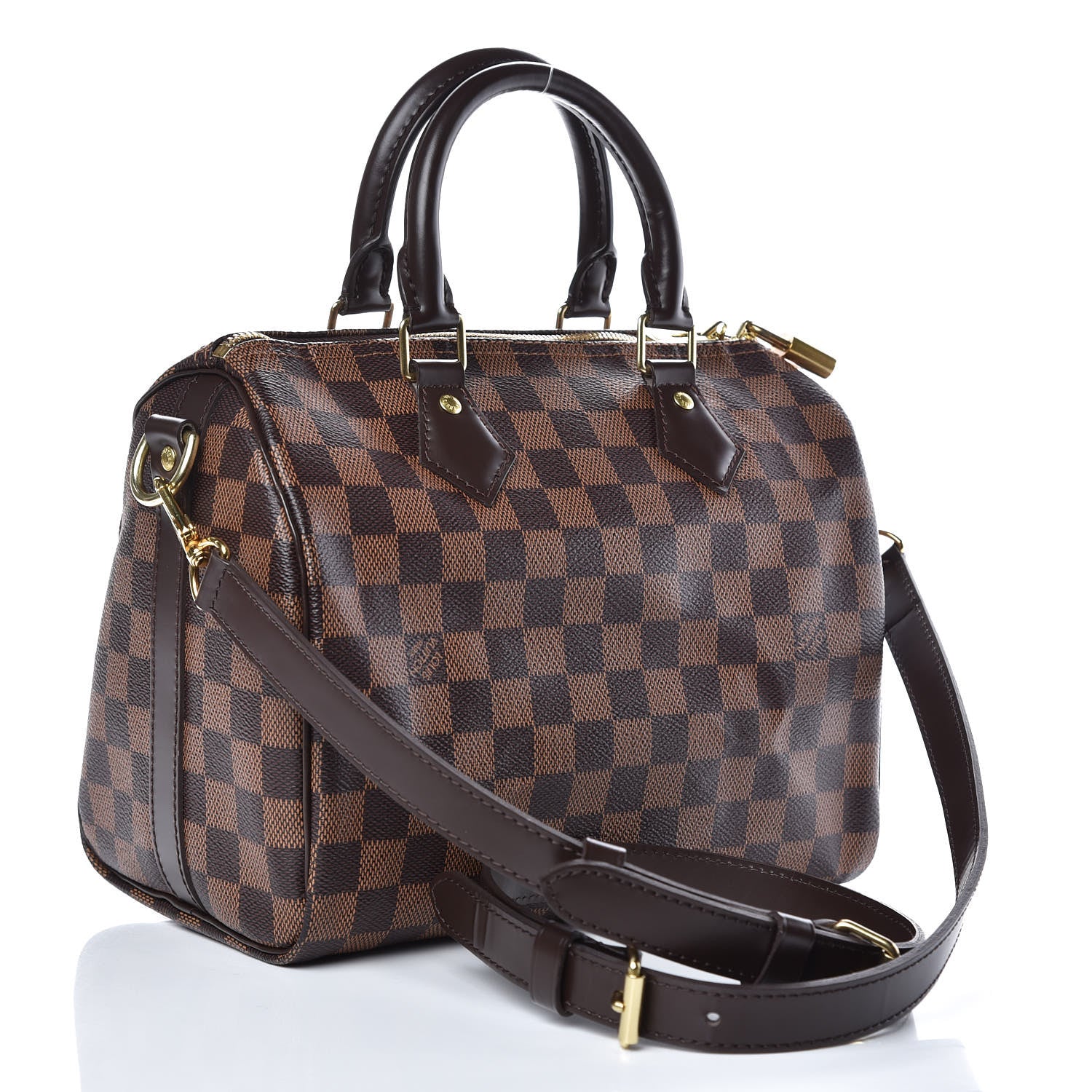 Louis Vuitton Damier Ebene Speedy Bandouliere 25 3 of 14