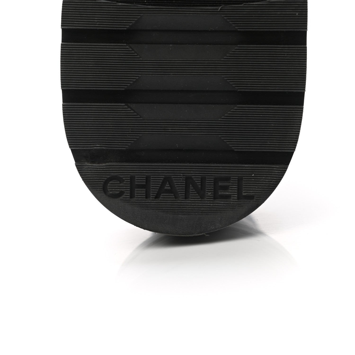 Chanel Shiny Calfskin Quilted Lace Up Combat Boots 40 Black 6 of 9