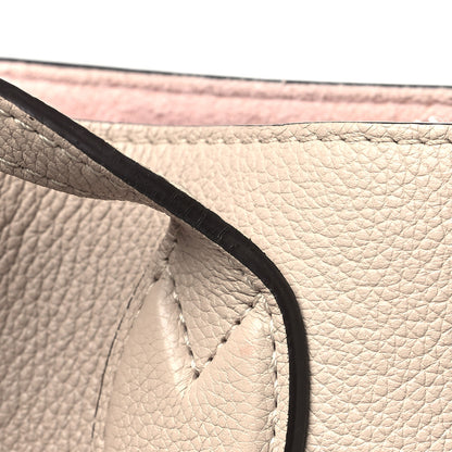 Louis Vuitton Grained Calfskin Lockme Shopper Greige 14 of 16