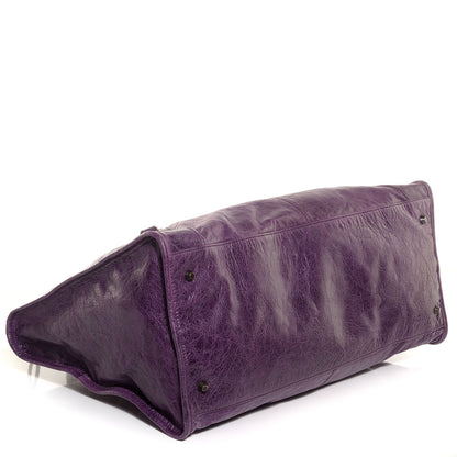 Balenciaga Agneau Classic Hardware Work Raisin 4 of 11