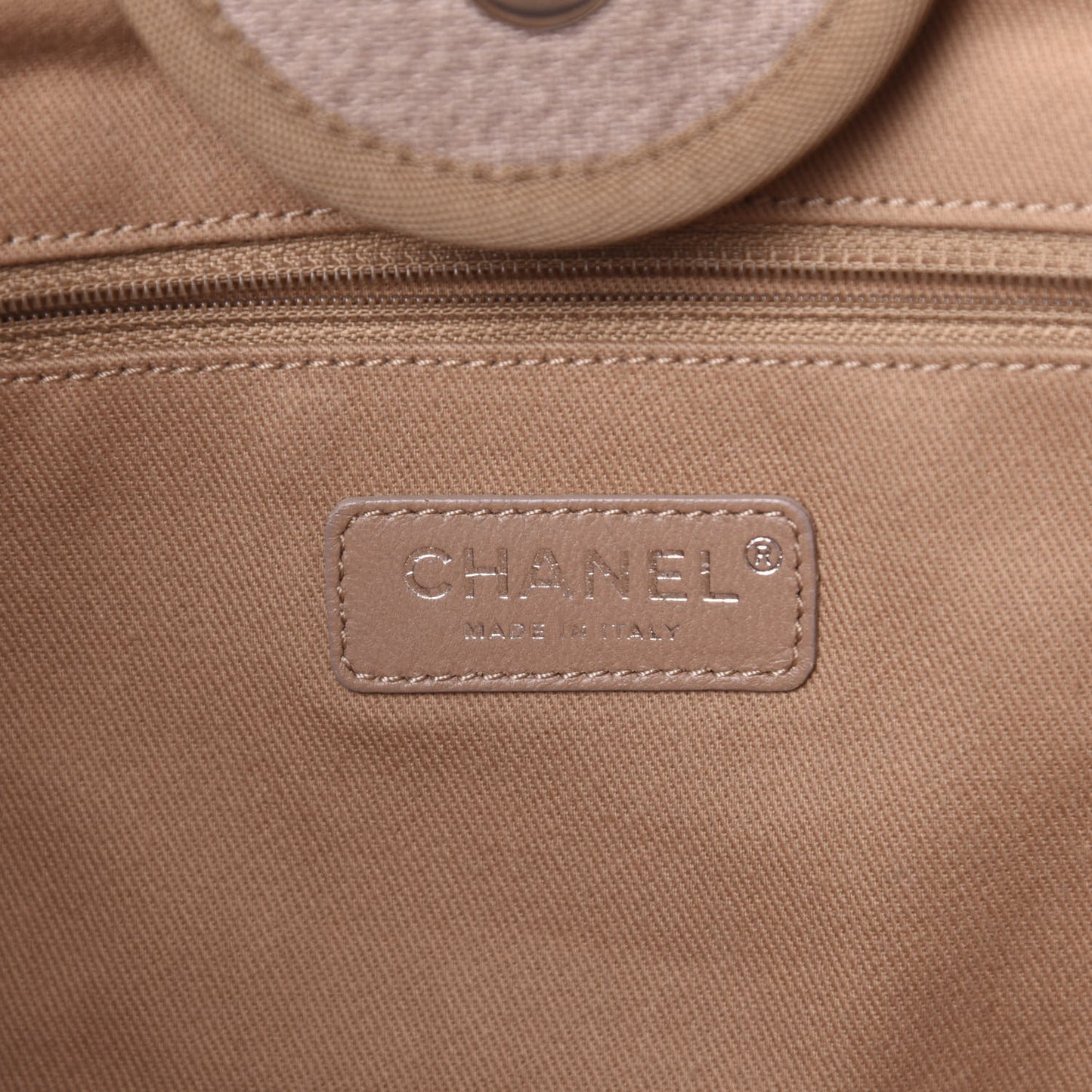Canvas Medium Deauville Tote Ecru