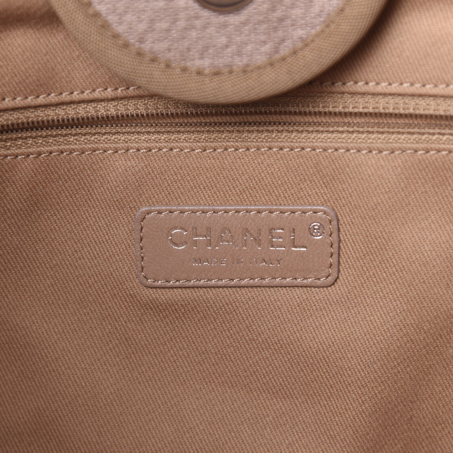 Chanel Canvas Medium Deauville Tote Ecru 8 of 11