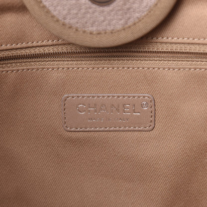 Chanel Canvas Medium Deauville Tote Ecru 8 of 11