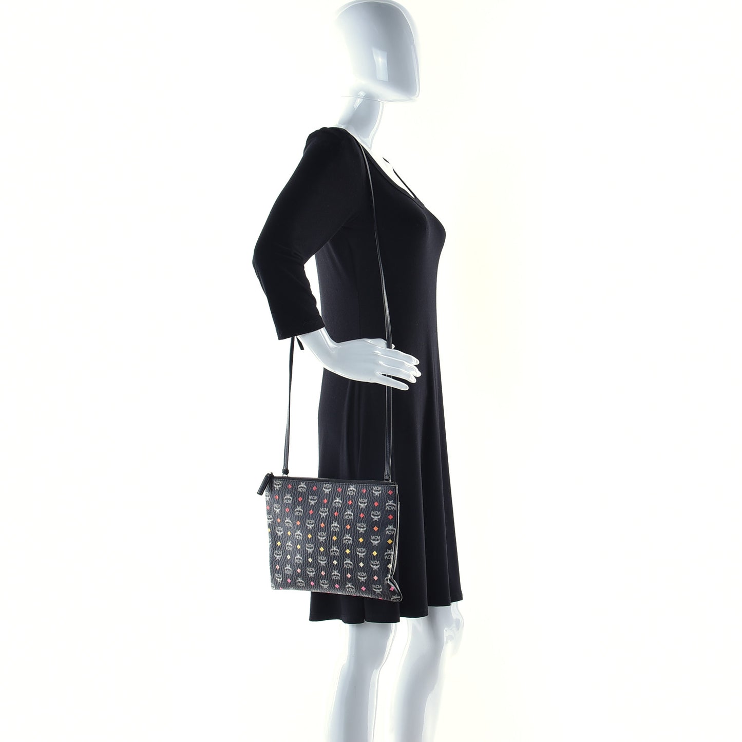 Skyoptic Visetos Crossbody Pouch Spectrum Diamond Black