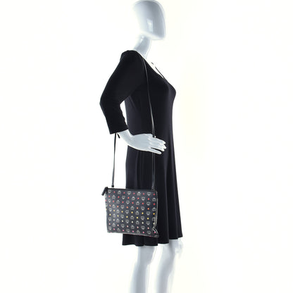 MCM Skyoptic Visetos Crossbody Pouch Spectrum Diamond Black 2 of 10