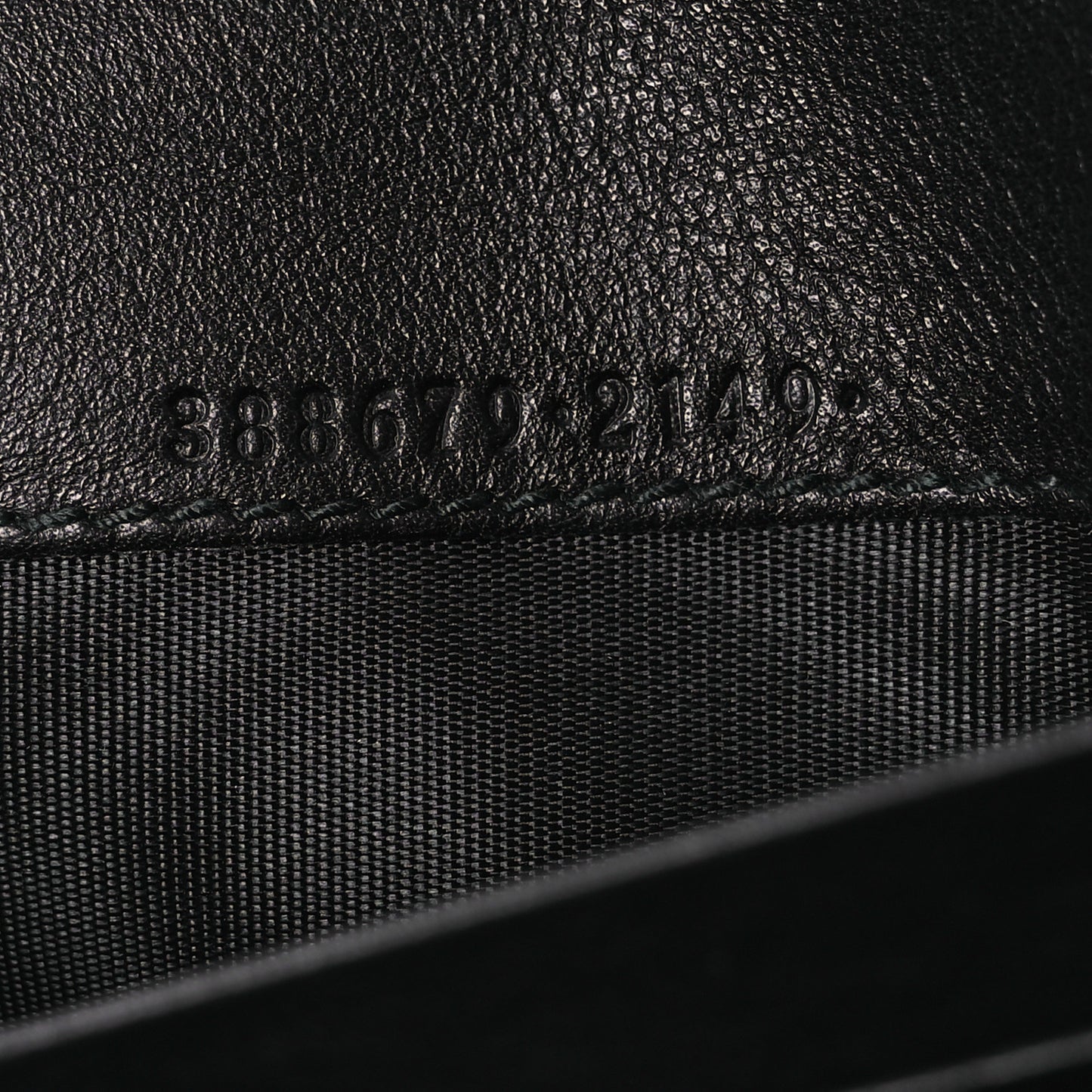 Microguccissima Bow Continental Wallet Black
