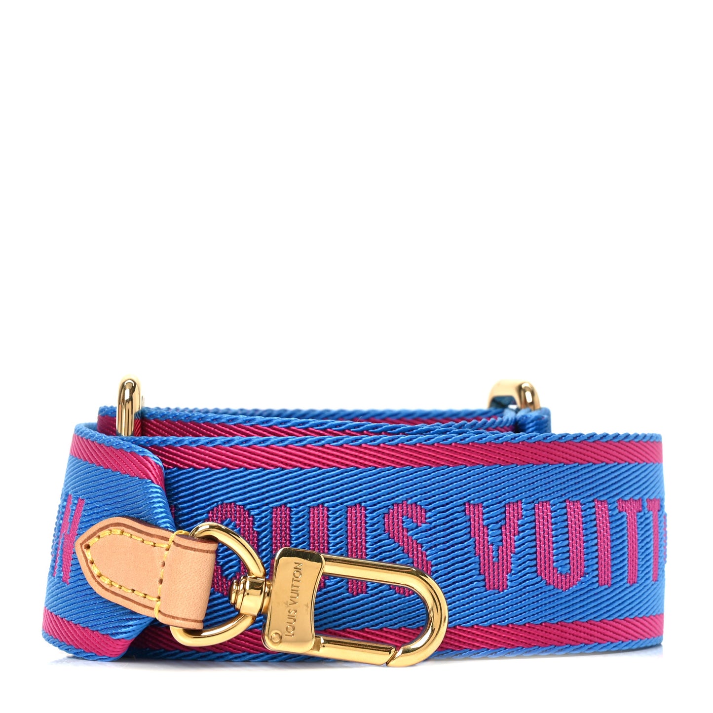 Nylon Bandouliere Shoulder Strap Blue Magenta