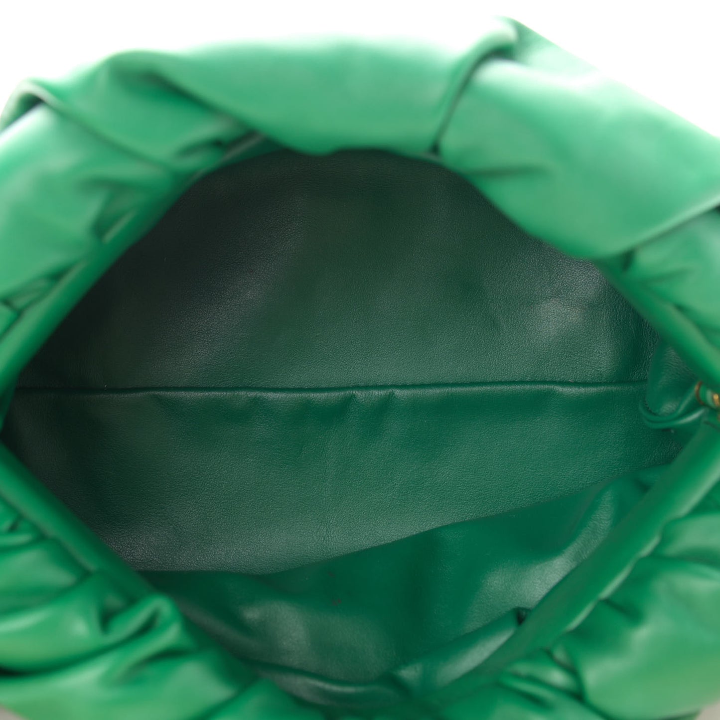 Calfskin The Pouch Chain Racing Green