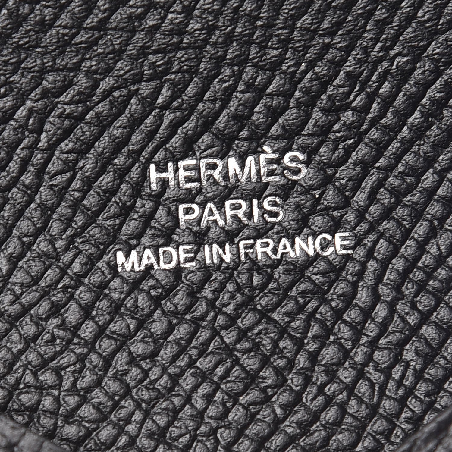 Hermes Epsom Calvi Card Case Black 6 of 8