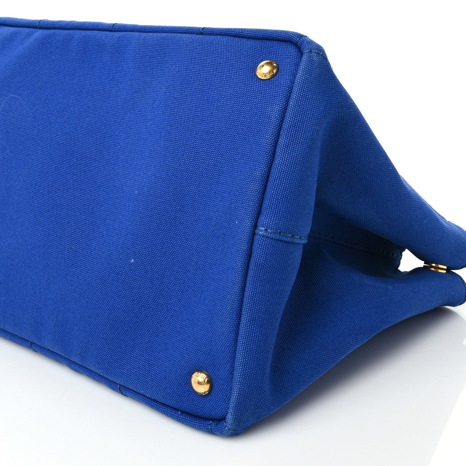 Prada Canapa Logo Tote Cobalto 7 of 10