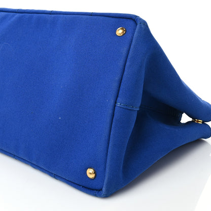 Prada Canapa Logo Tote Cobalto 7 of 10