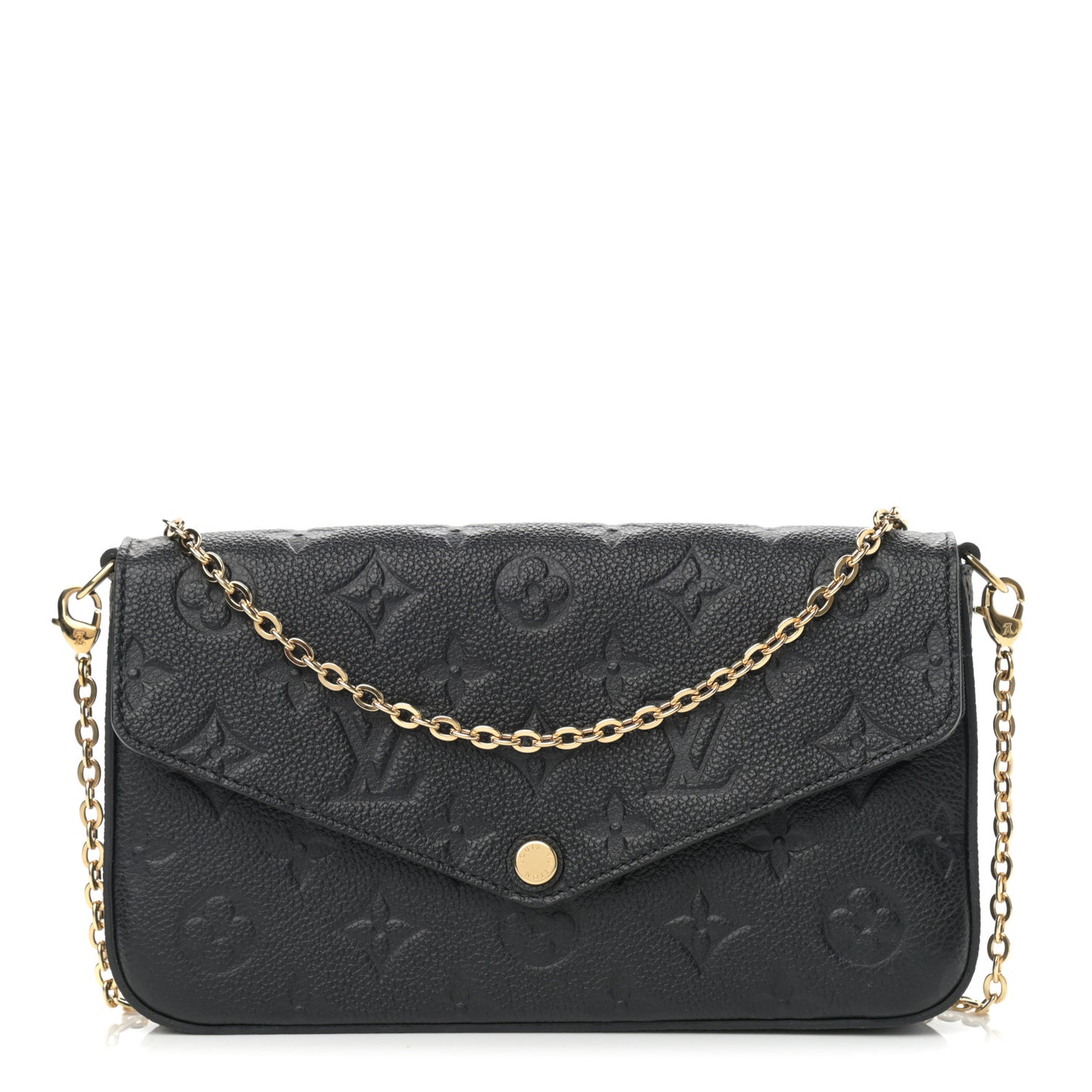 Empreinte Pochette Felicie Chain Wallet Black