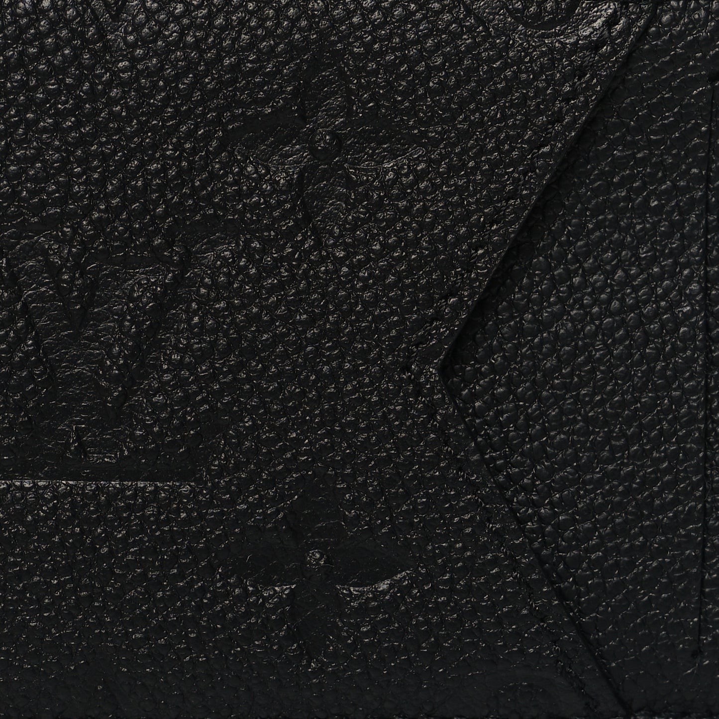 Empreinte Monogram Zipped Romy Card Holder Black