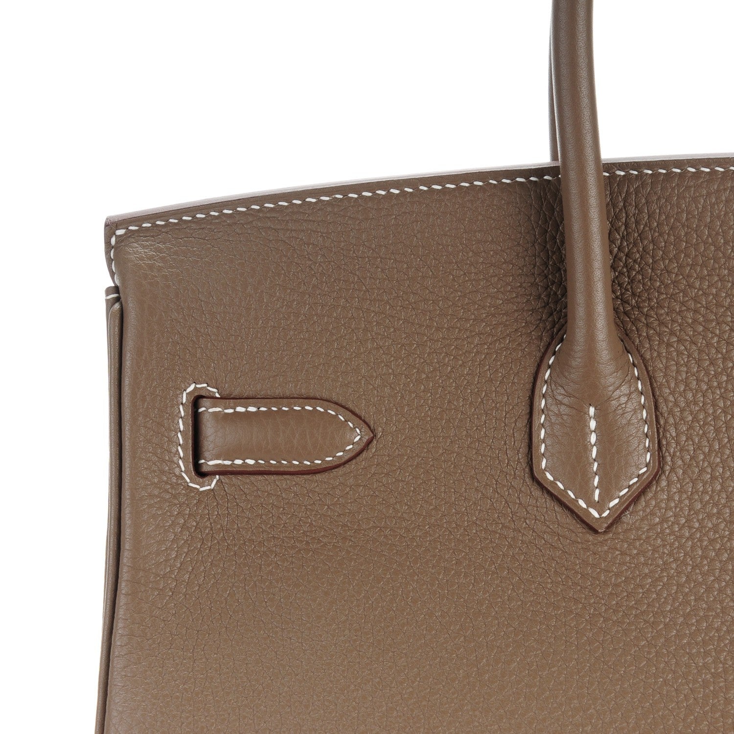 Hermes Taurillon Clemence Birkin 35 Etoupe 20 of 25
