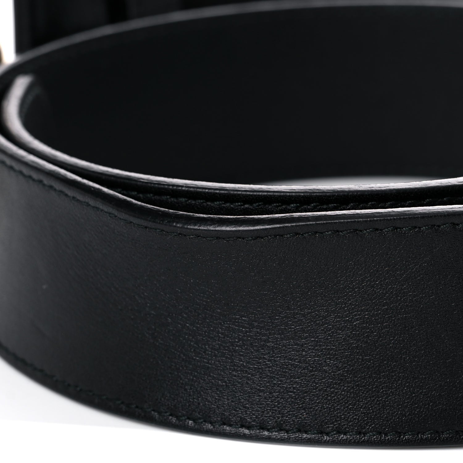 Gucci Calfskin Crystal Double G 40mm Belt 80 32 Black Multicolor 6 of 6