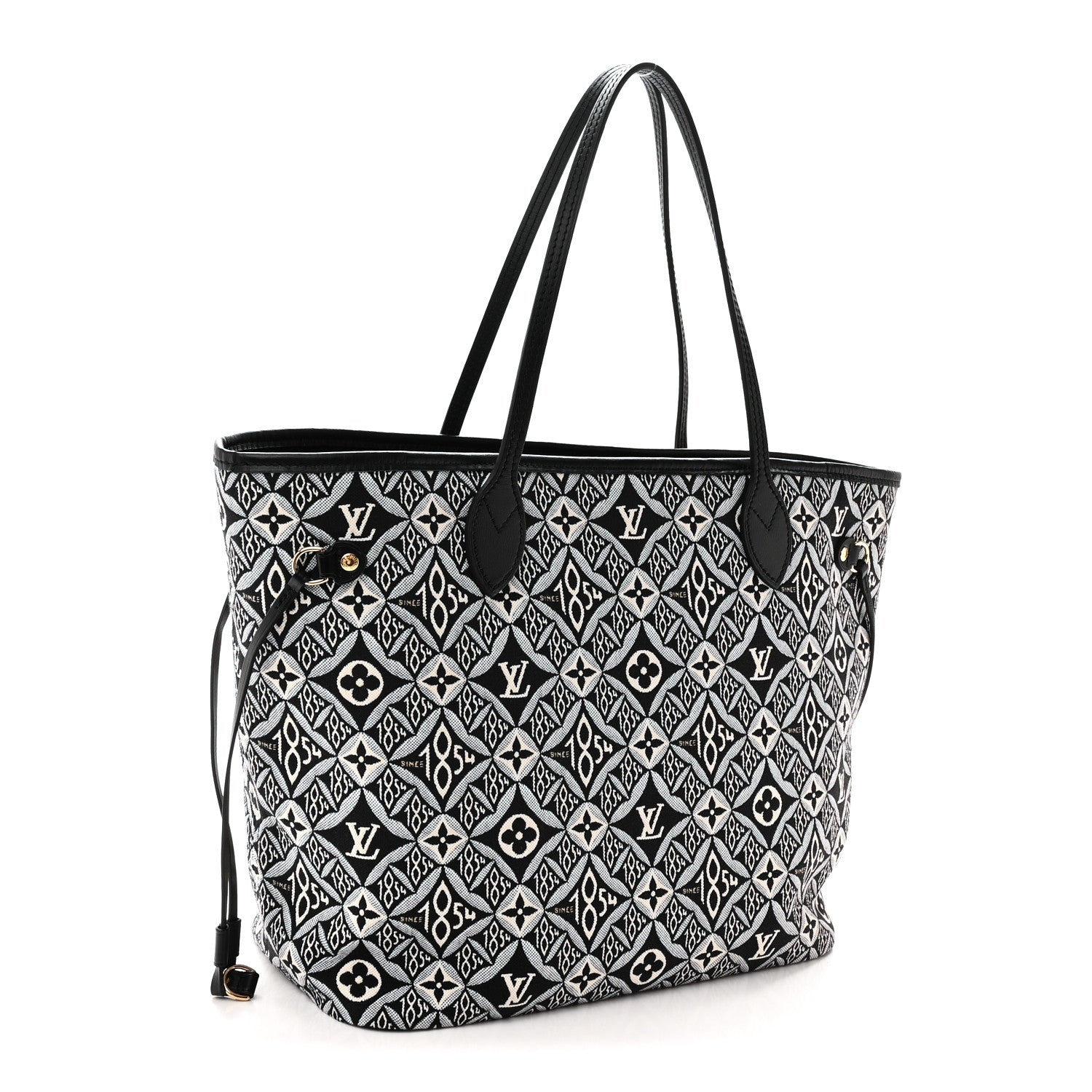 Louis Vuitton Jacquard Since 1854 Neverfull MM Grey 3 of 9
