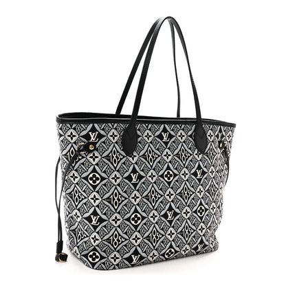 Louis Vuitton Jacquard Since 1854 Neverfull MM Grey 3 of 9
