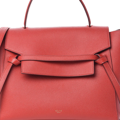 Celine Grained Calfskin Mini Belt Bag Coquelicot 13 of 13