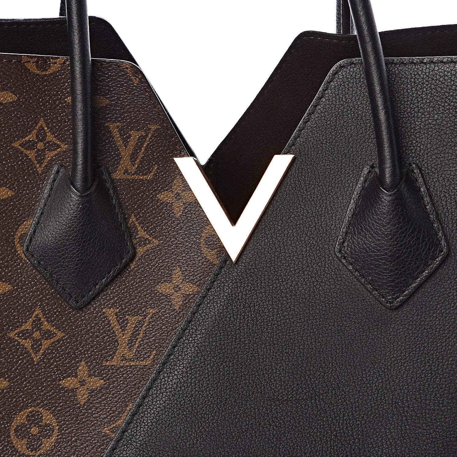 Louis Vuitton Calfskin Monogram Kimono Tote Black 9 of 9
