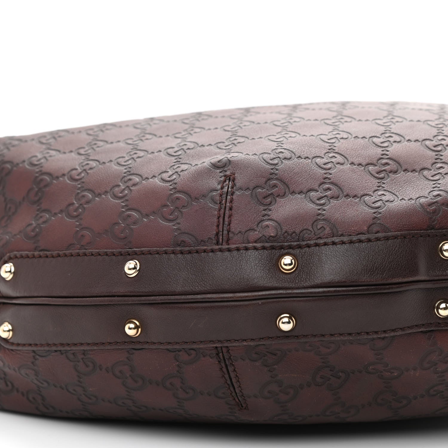 Gucci Guccissima Large Biba Hobo Dark Brown 9 of 12