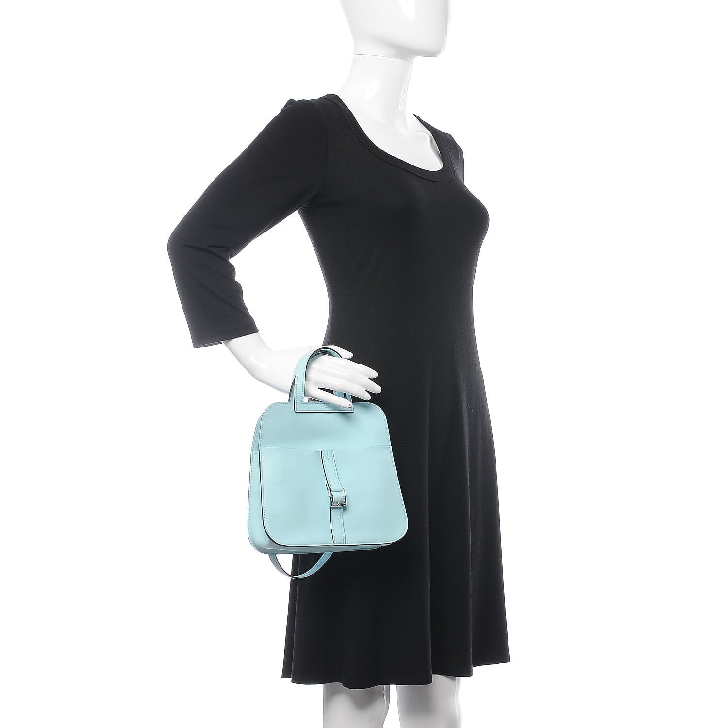Hermes Swift Mini Halzan 22 Bleu Zephyr 3 of 8