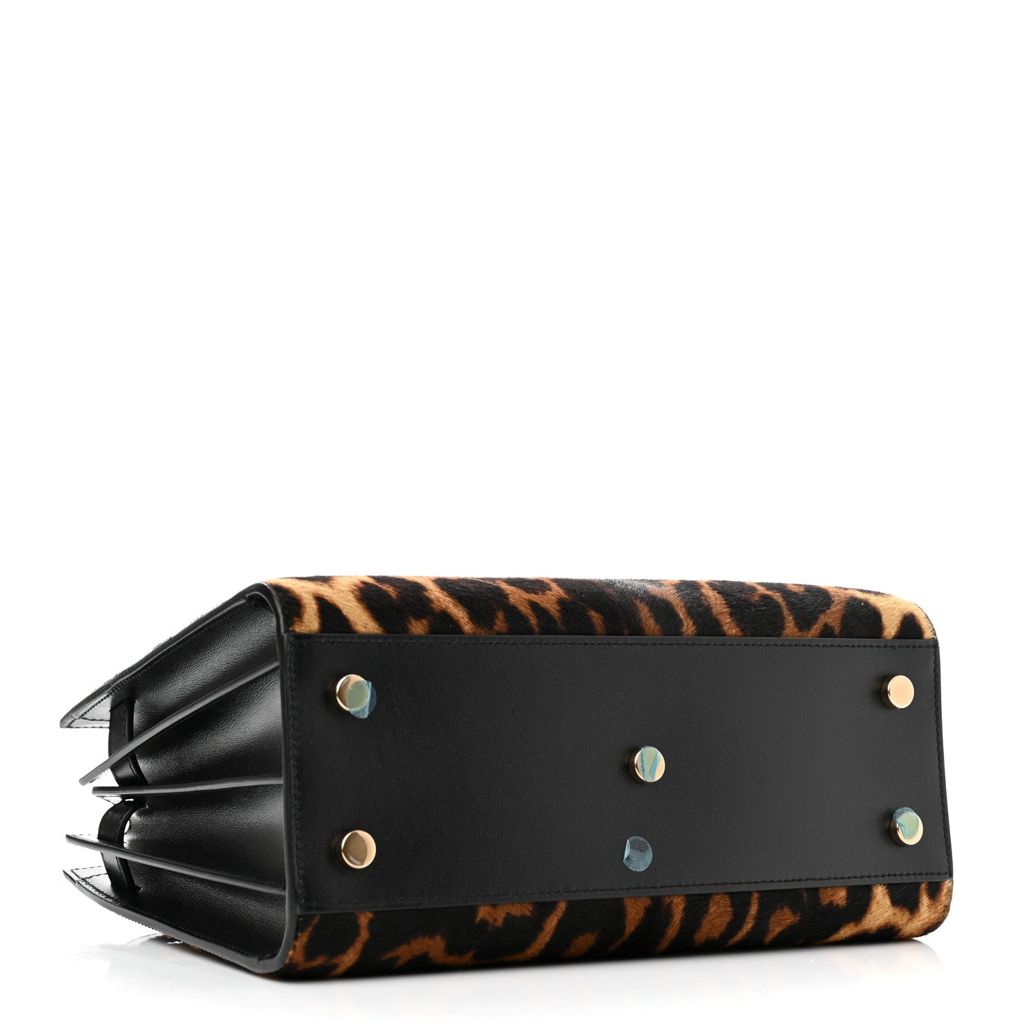 Saint Laurent Pony Effect Calfskin Leopard Print Baby Supple Sac De Jour 4 of 9