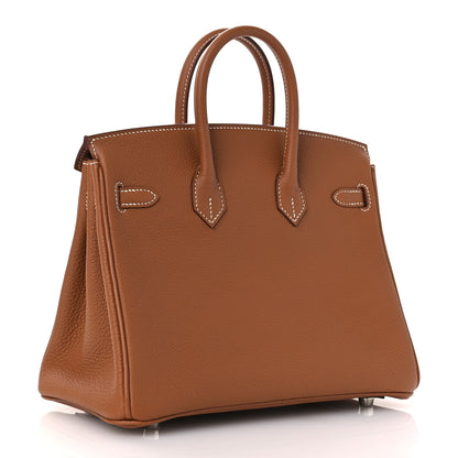 Hermes Togo Birkin 25 Gold 3 of 13