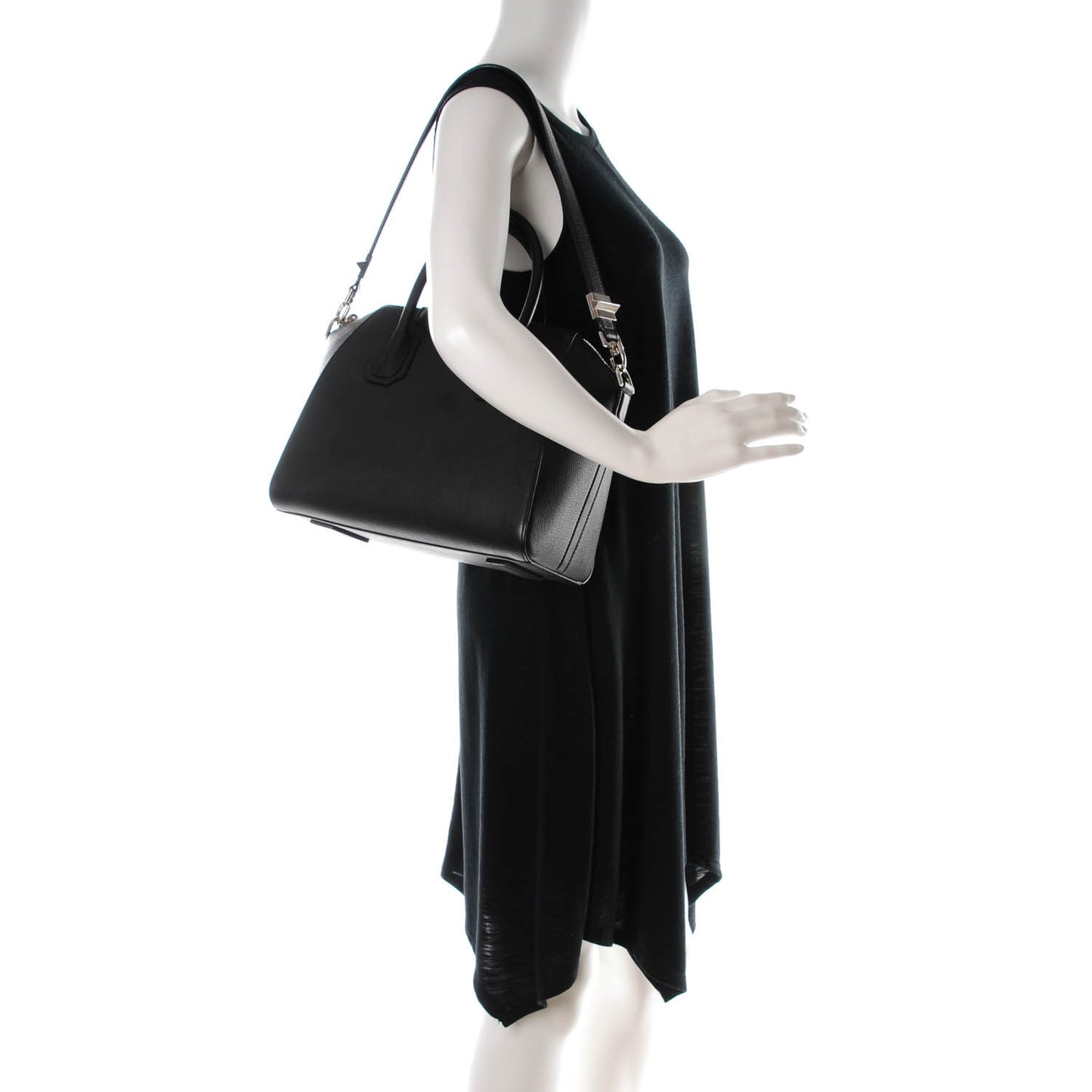 Sugar Goatskin Small Antigona Black
