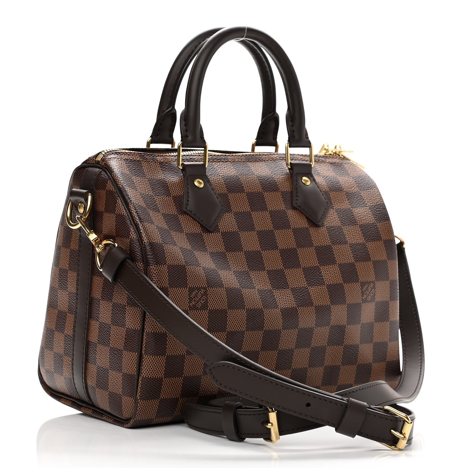 Louis Vuitton Damier Ebene Speedy Bandouliere 25 3 of 10