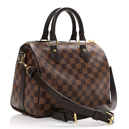 Louis Vuitton Damier Ebene Speedy Bandouliere 25 3 of 10