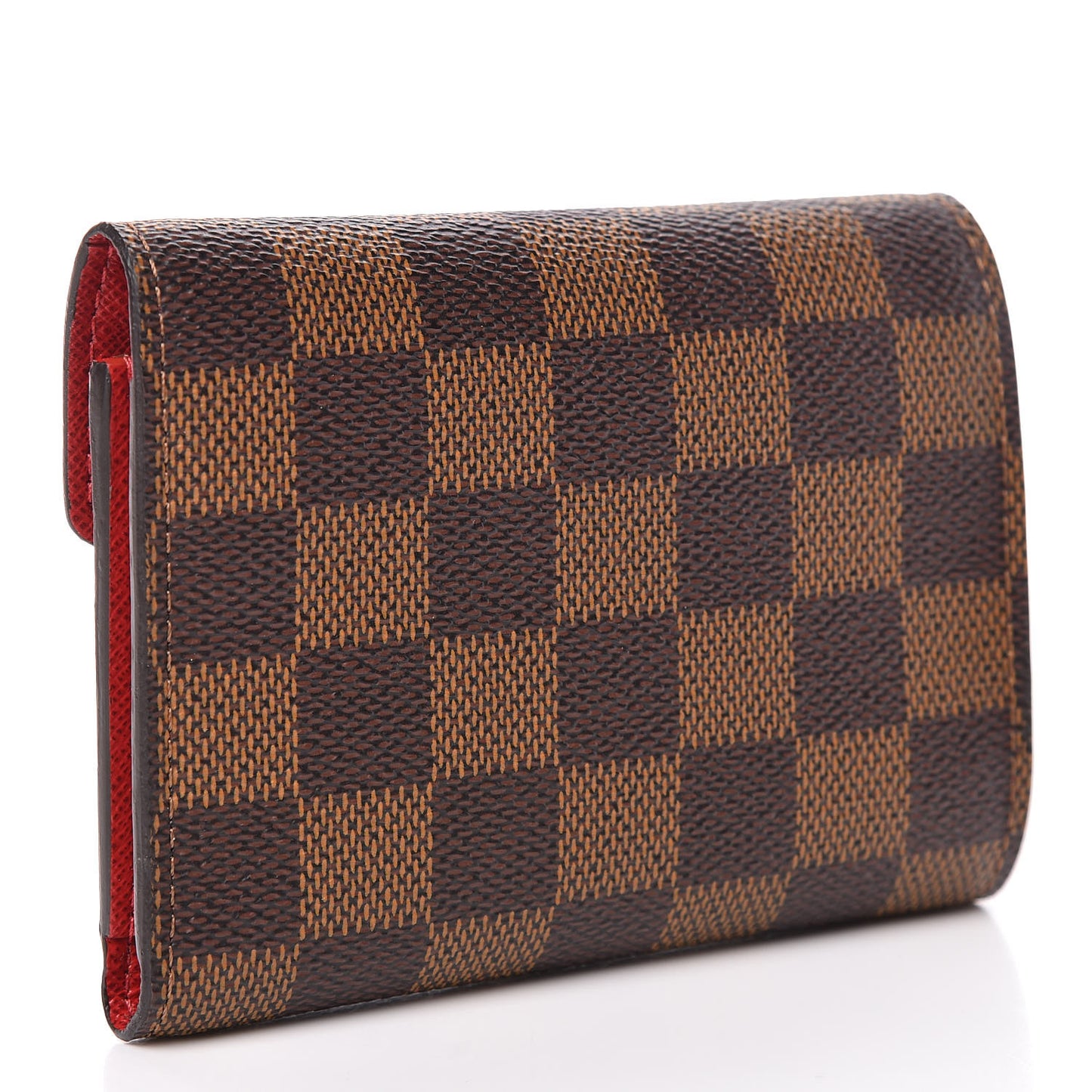 Damier Ebene Victorine Wallet Red