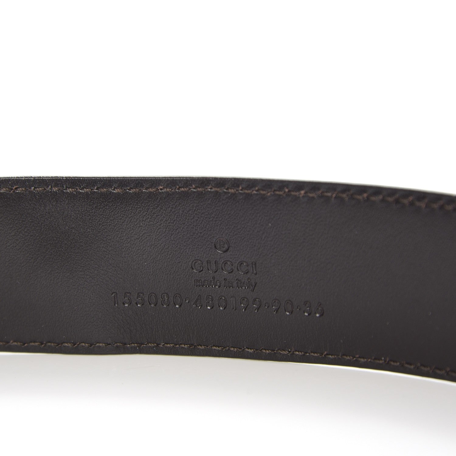 Gucci Leather Bamboo Horsebit Belt 90 36 Bronze 6 of 7