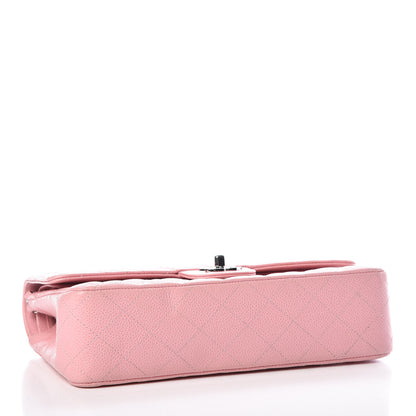 Chanel Caviar Quilted Medium Double Flap Pink 5 of 19