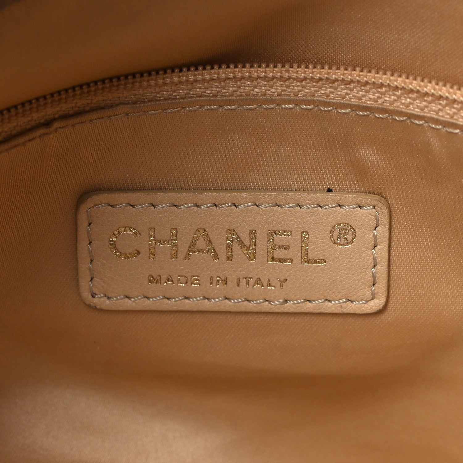 Chanel Vinyl Rodeo Tote Beige 6 of 9