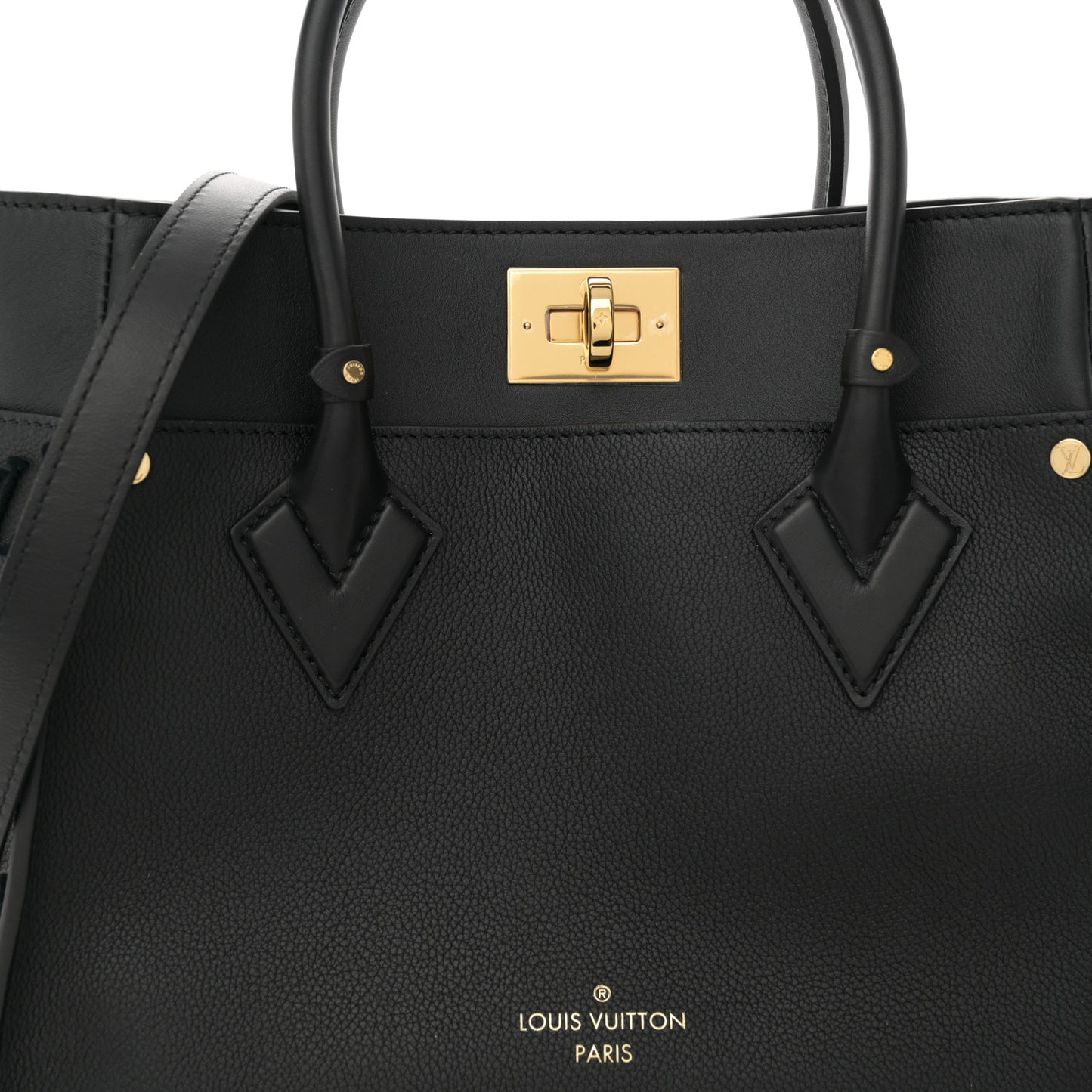 Calfskin Monogram Tufting On My Side Black