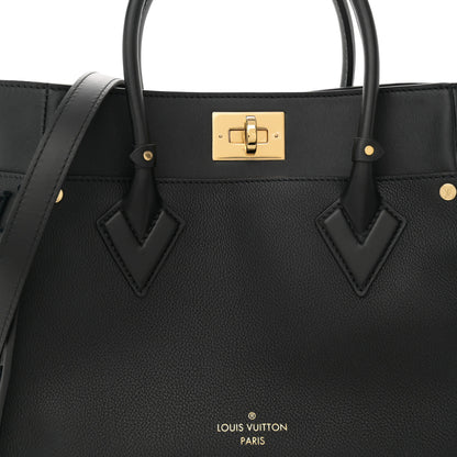 Louis Vuitton Calfskin Monogram Tufting On My Side Black 8 of 10