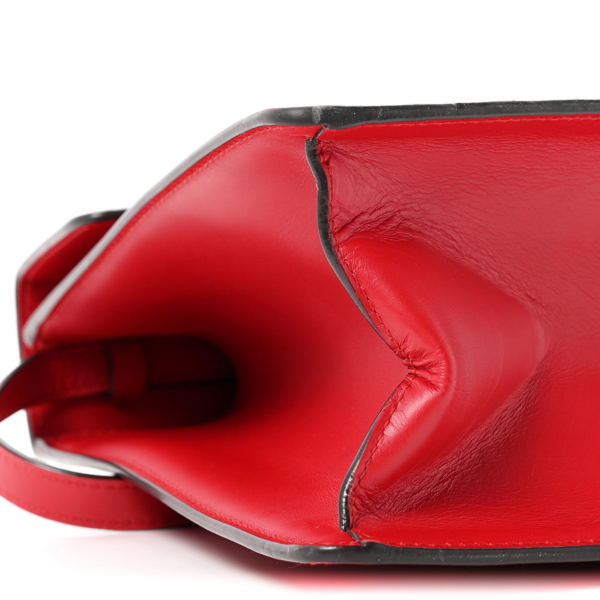 Calfskin Medium Sylvie Top Handle Bag Hibiscus Red