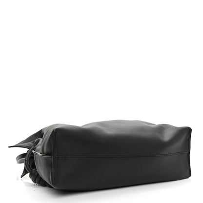 Loewe Calfskin Mini Flamenco Knot Clutch Black 4 of 8