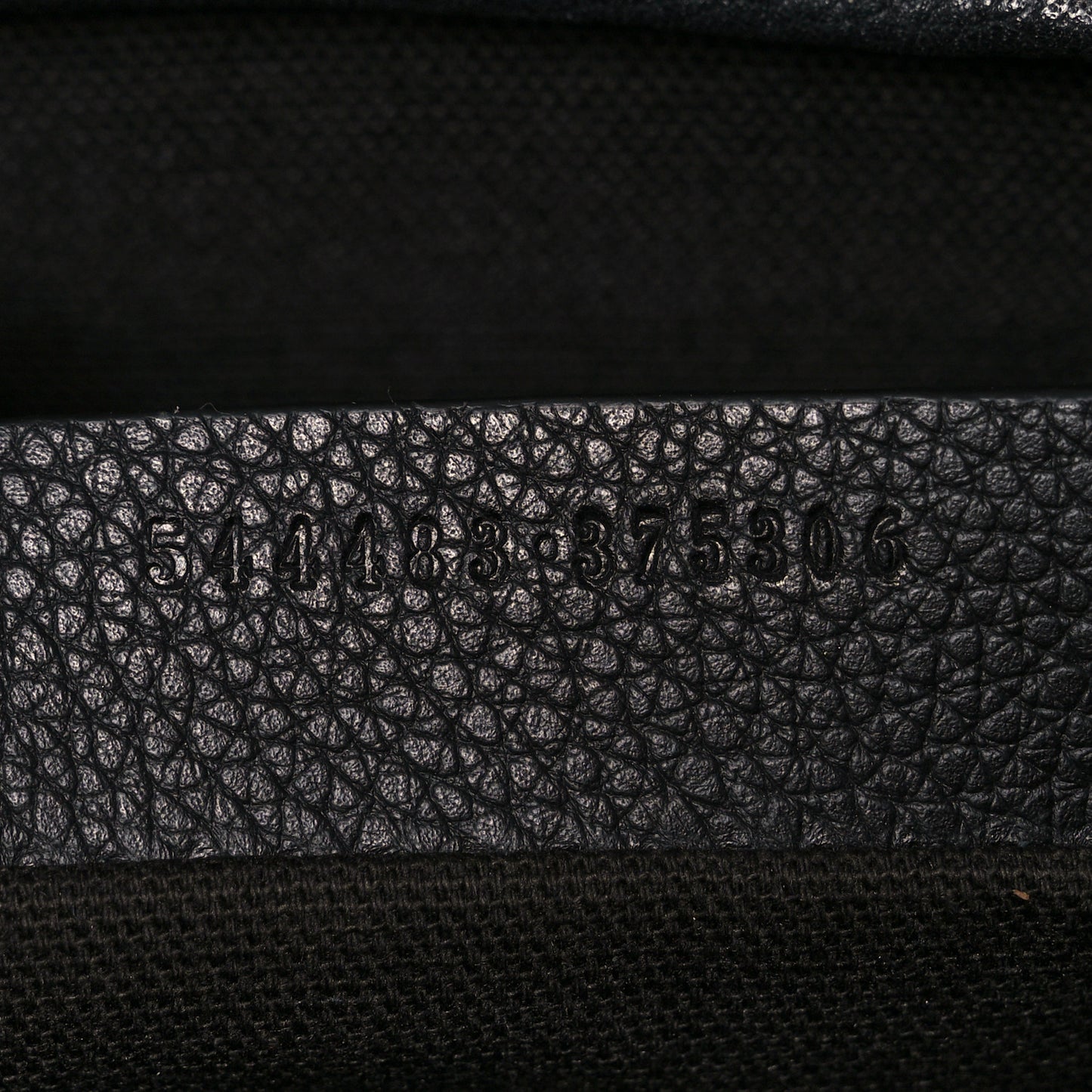 Pebbled Calfskin Small Skull Padlock Zip Around Tote Black
