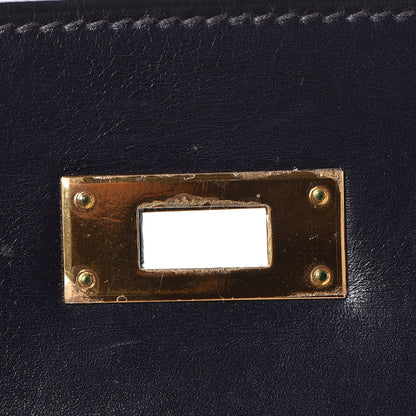 Hermes Box Kelly Retourne 32 Indigo 19 of 33