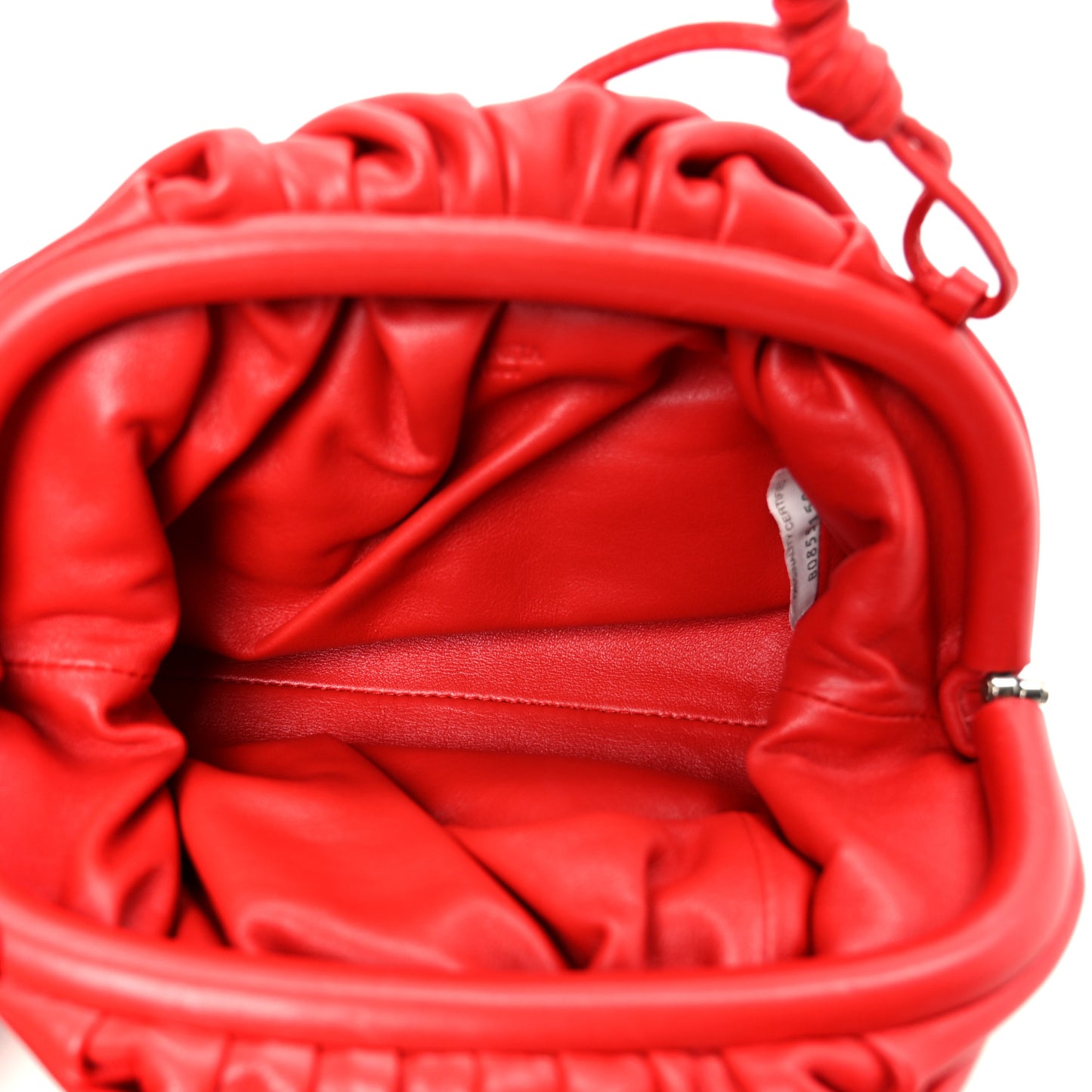 Butter Calfskin The Mini Pouch Red