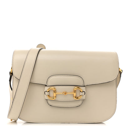 Gucci Azalea Calfskin Horsebit 1955 Shoulder Bag Mystic White 1 of 12