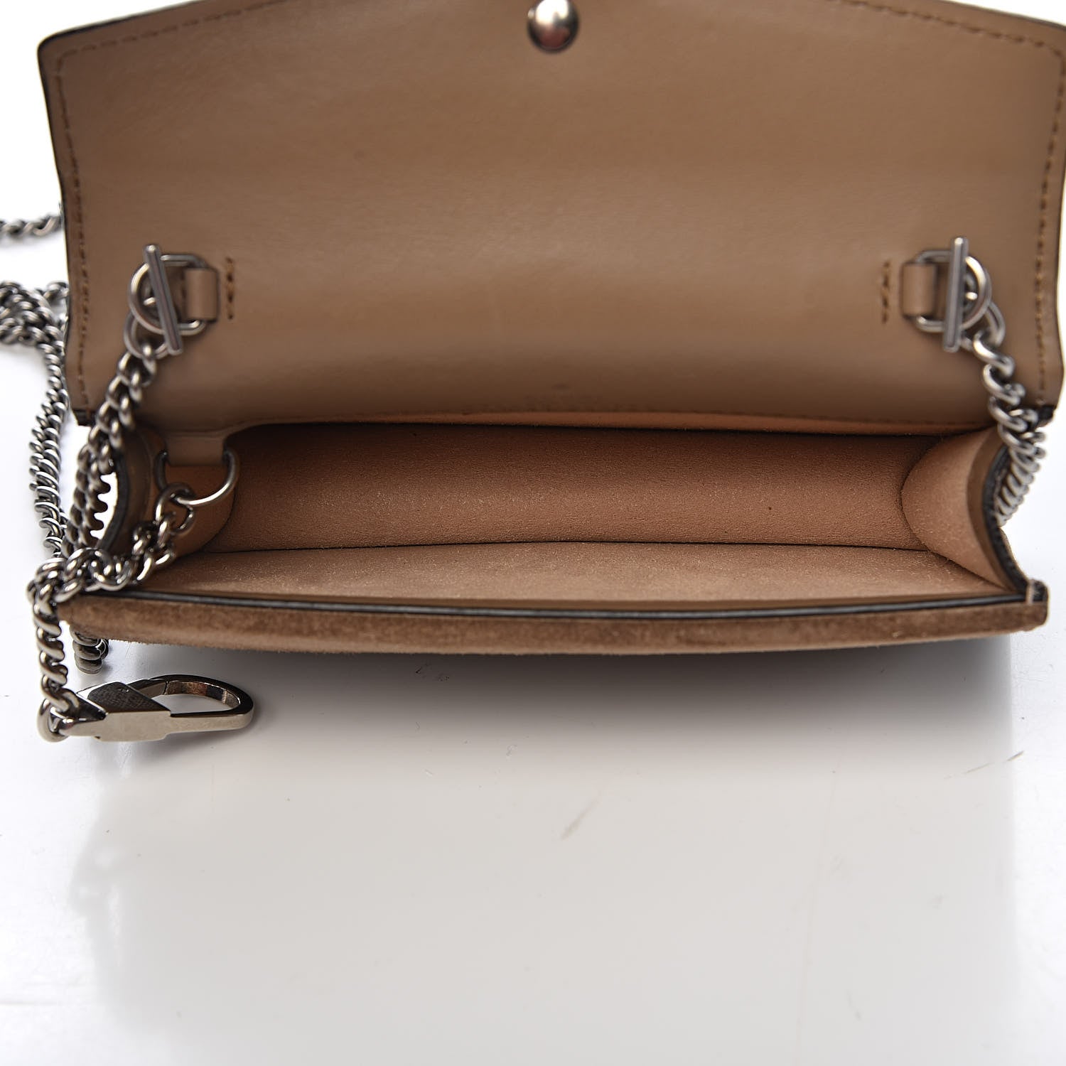 Gucci GG Supreme Monogram Super Mini Dionysus Shoulder Bag Taupe 6 of 11