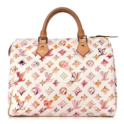Louis Vuitton Watercolor Aquarelle Speedy 35 White 1 of 17