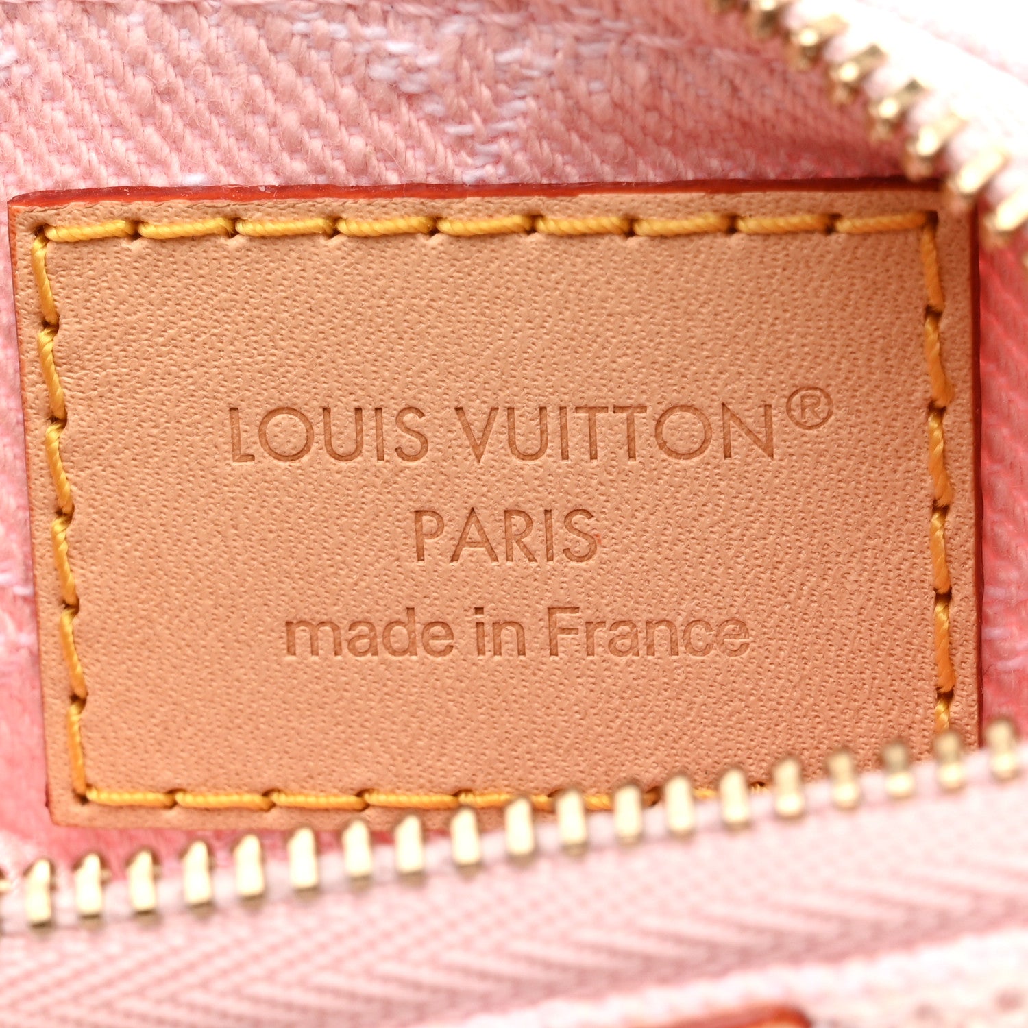 Louis Vuitton Monogram Denim Key Pouch Washed Pink 6 of 7