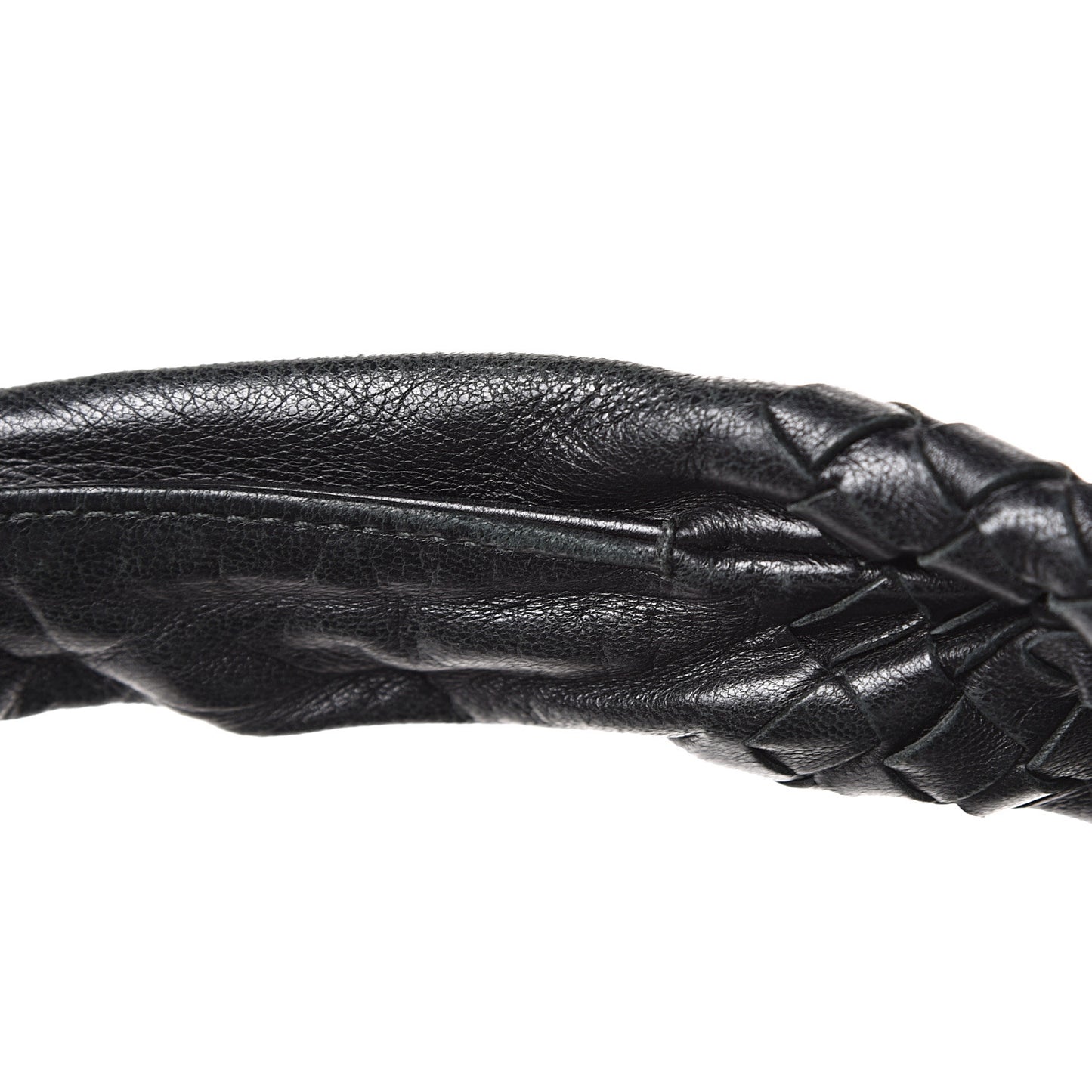 Nappa Intrecciato Large Veneta Hobo Black