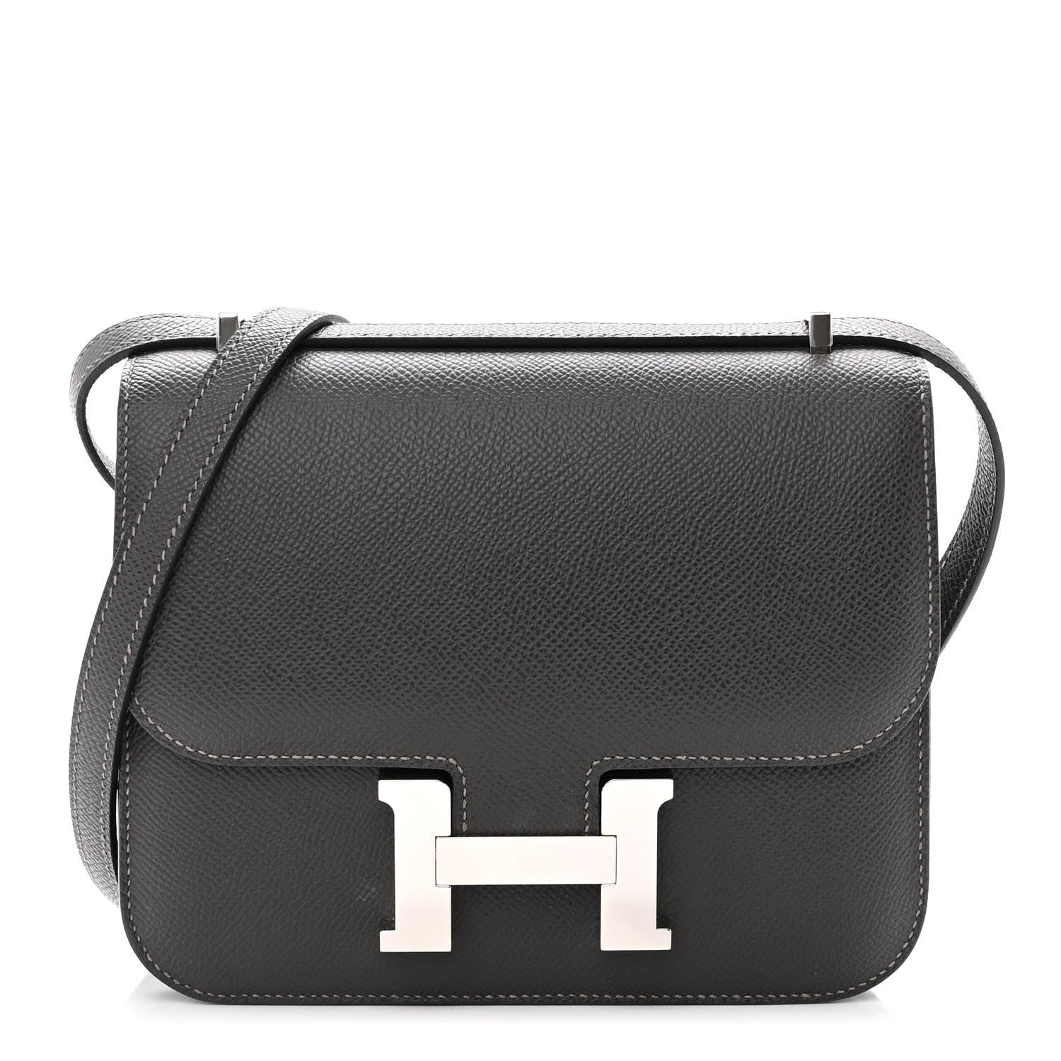 Hermes Epsom Constance 18 Graphite 1 of 9