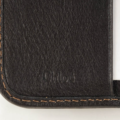 Chloe Calfskin Paddington Zip Around Coin Purse Wallet Brown 6 of 8