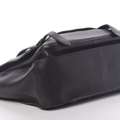 Hermes Taurillon Clemence Steve Messenger 37 Black 9 of 10